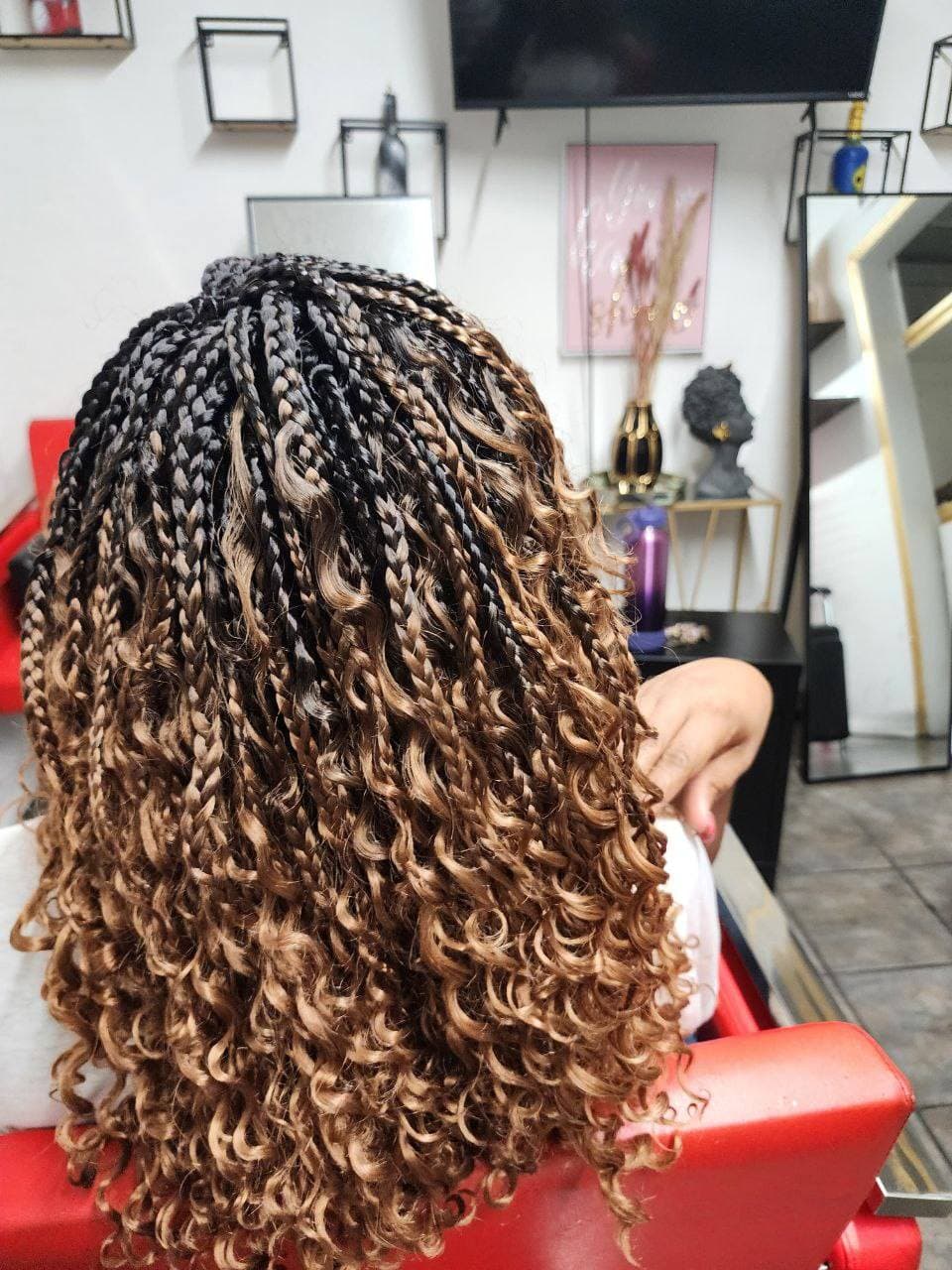 Alopecia Coverup on natural hair - Milly's FAB Tucson salon