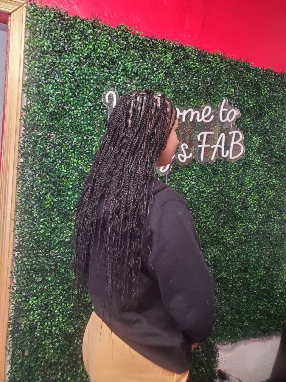 Goddess Box Braids hairstyle in Tucson - Female Braids by Milly's FAB