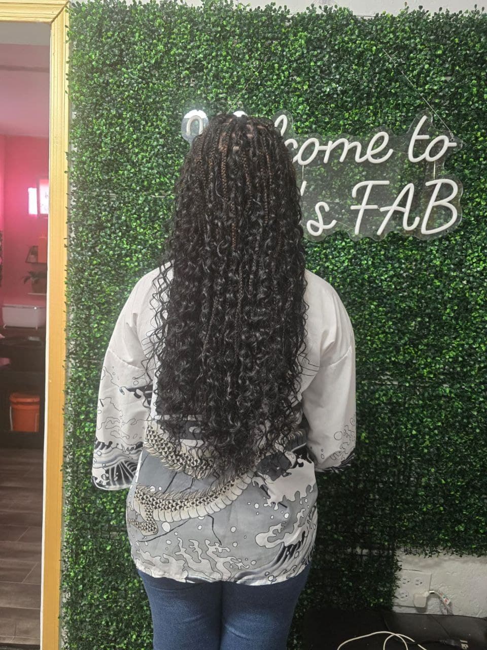 Goddess Box Braids hairstyle in Tucson - Female Braids by Milly's FAB