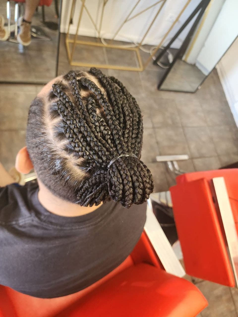 Male Box Braids hairstyle in Tucson - Men's Braids by Milly's FAB
