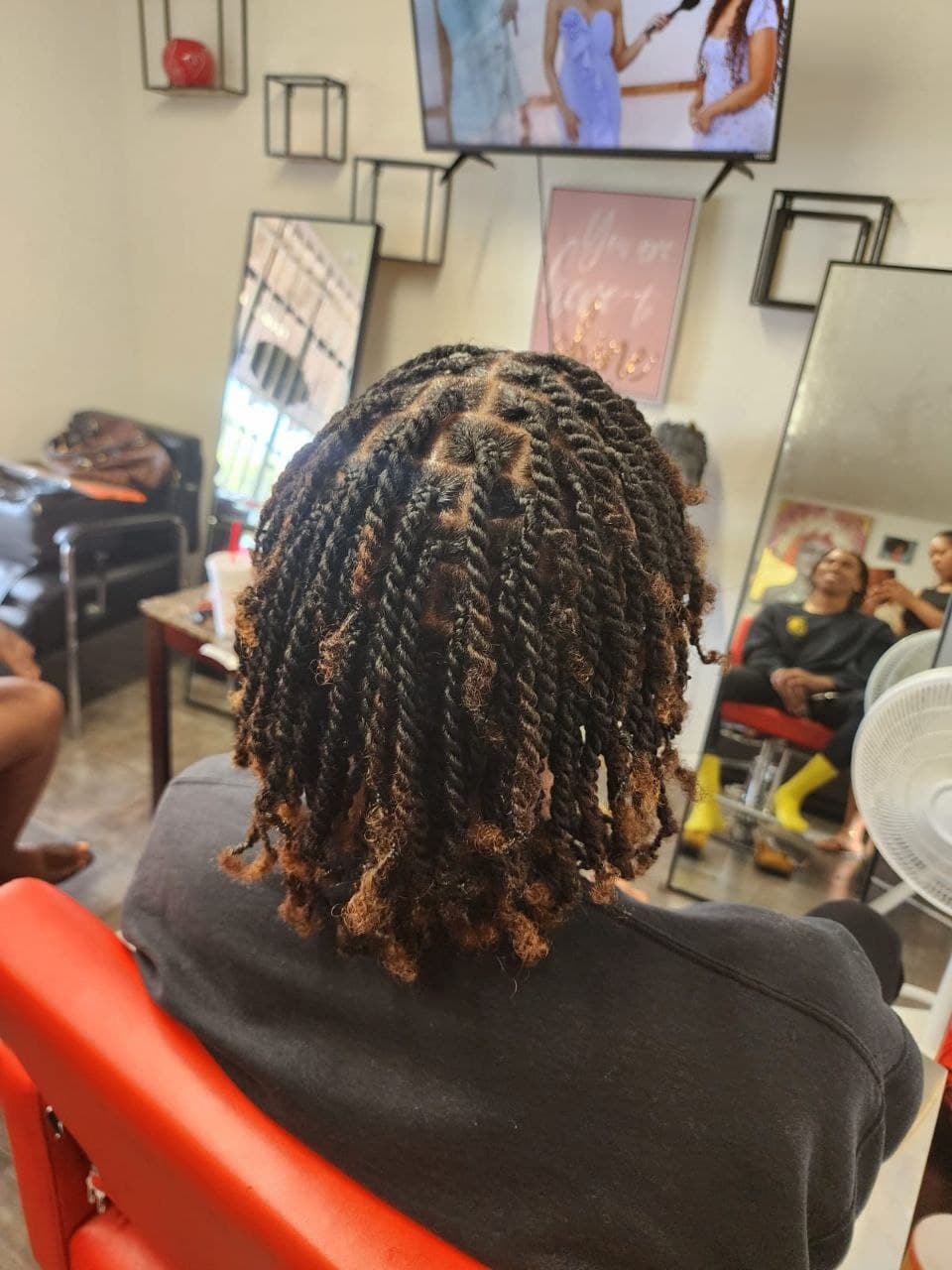 Male Twists hairstyle in Tucson - Men's Braids by Milly's FAB