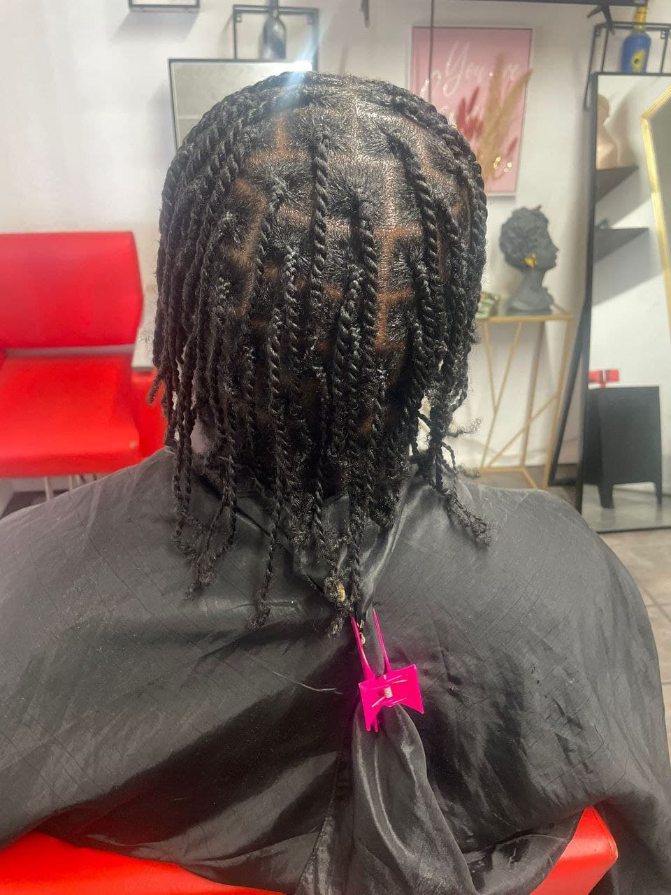 Male Twists hairstyle in Tucson - Men's Braids by Milly's FAB