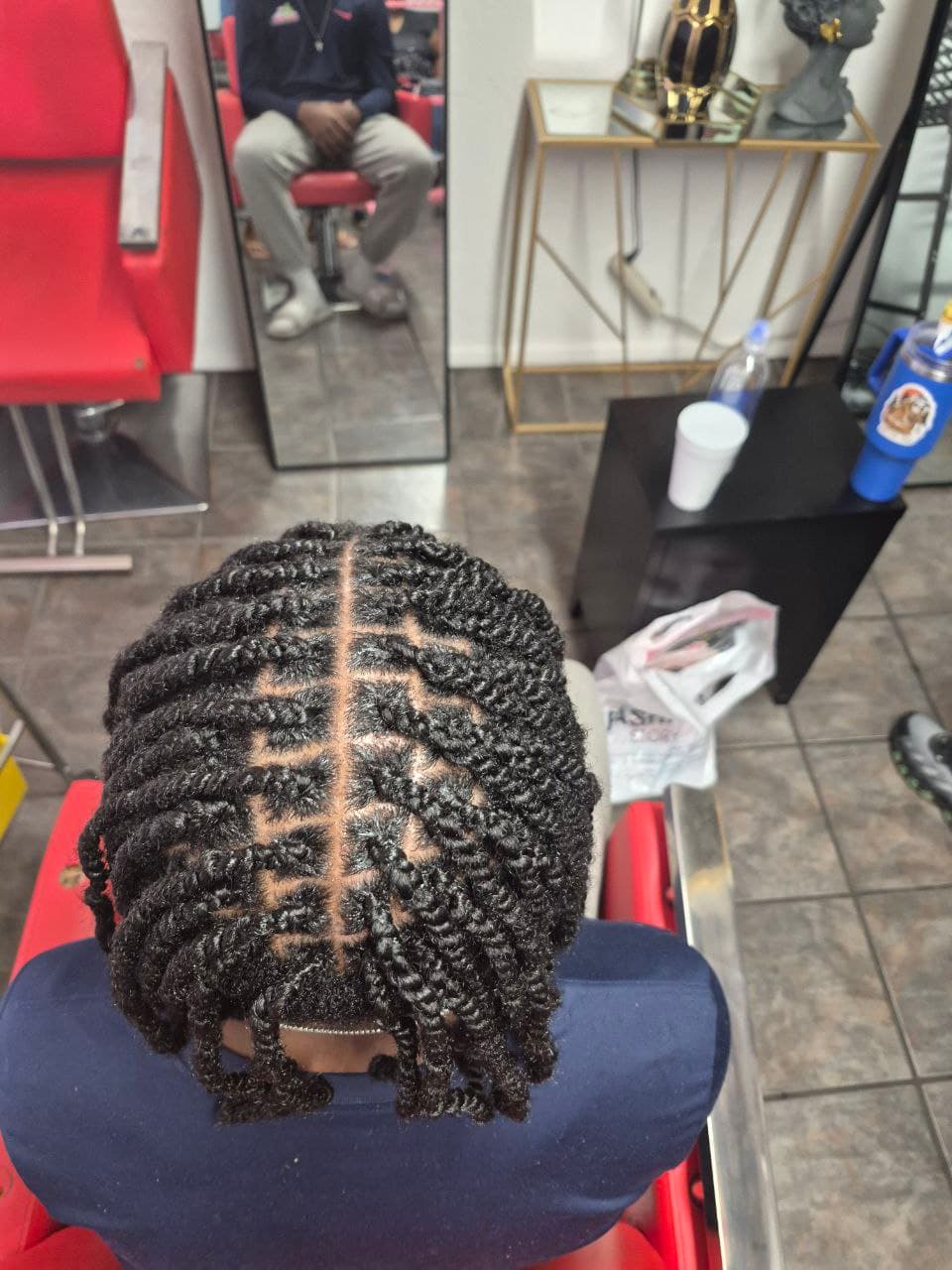 Male Twists hairstyle in Tucson - Men's Braids by Milly's FAB