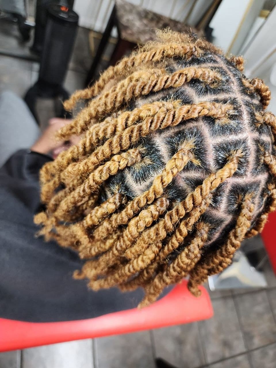 Male Twists hairstyle in Tucson - Men's Braids by Milly's FAB