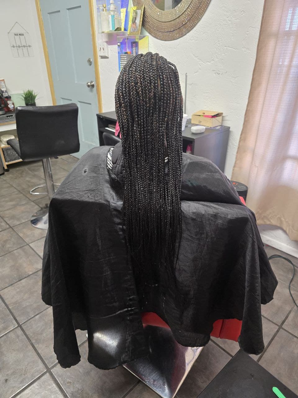Medium Box Braids hairstyle in Tucson - Female Braids by Milly's FAB