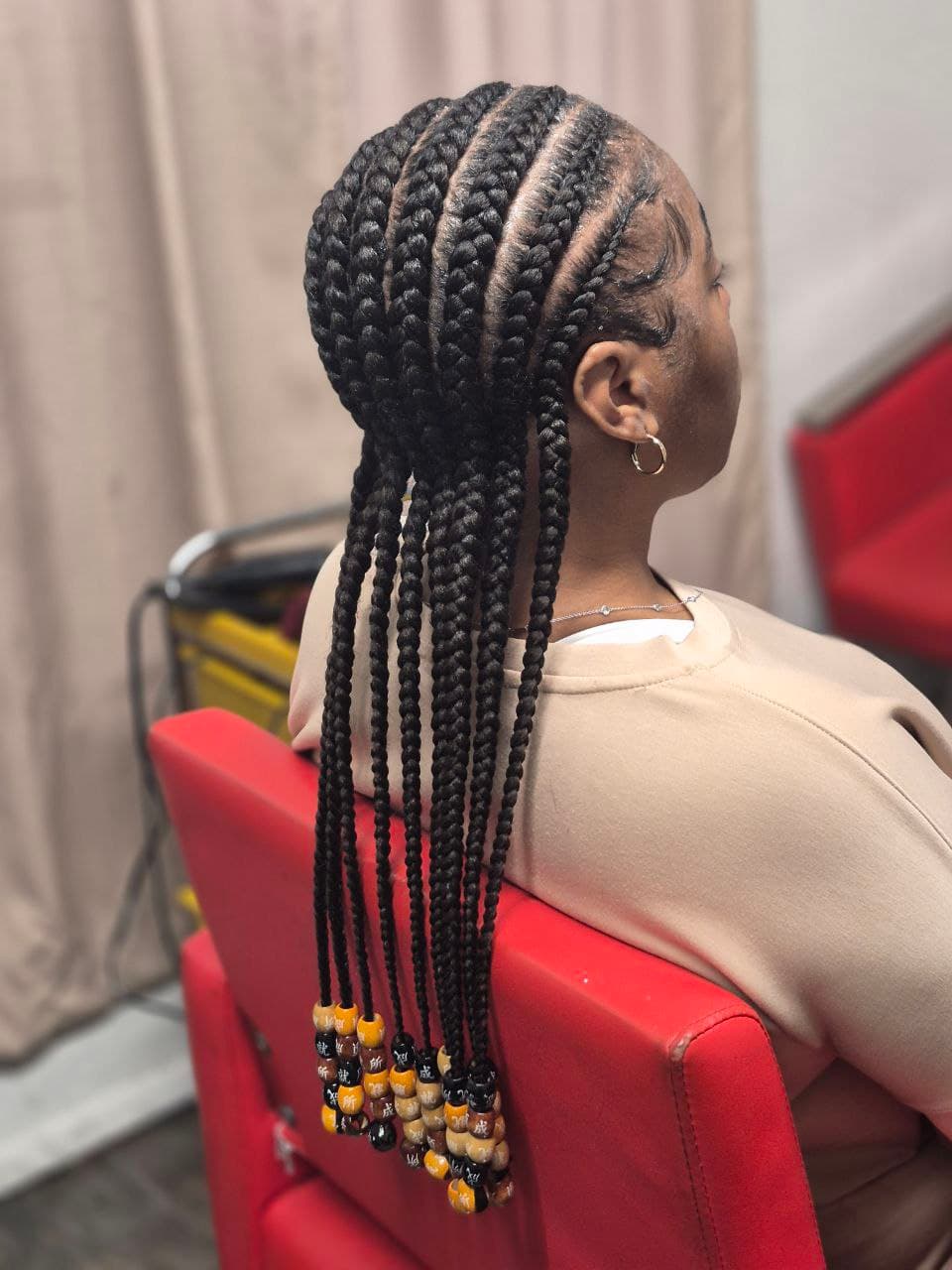 Female Cornrows hairstyle in Tucson - Female Braids by Milly's FAB