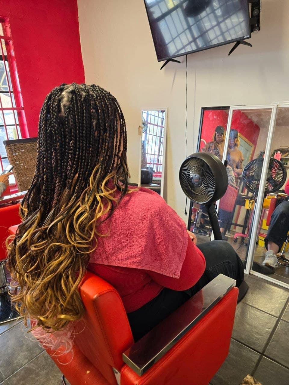 French Curl hairstyle in Tucson - Female Braids by Milly's FAB