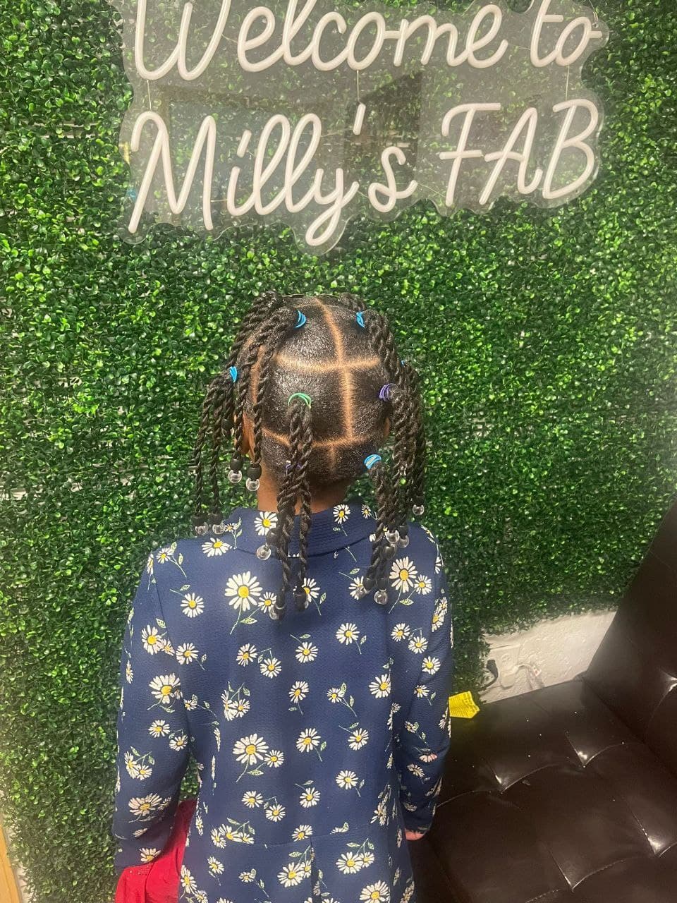 Little Girls Braids hairstyle in Tucson - Kids Styles by Milly's FAB