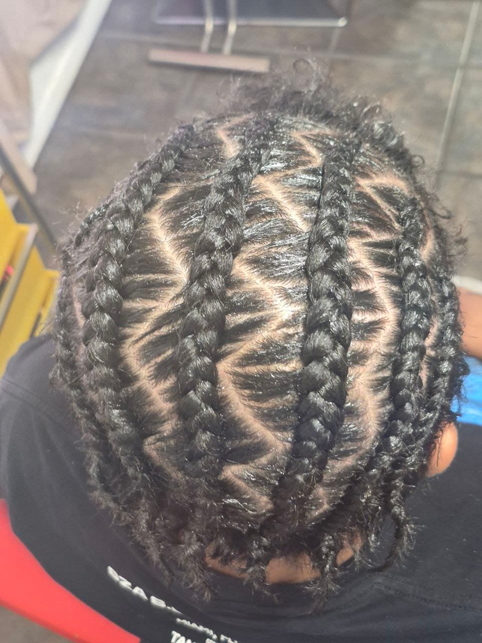 Stitch Braids hairstyle in Tucson - Men's Braids by Milly's FAB