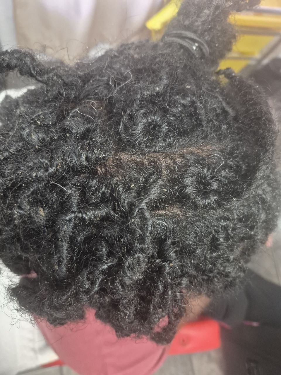 Locs Interlocking protective style - Tucson hair braiding by Milly's FAB