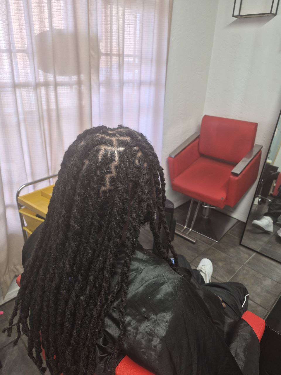 Locs Retwist & 2 Strand Twist on natural hair - Milly's FAB Tucson salon