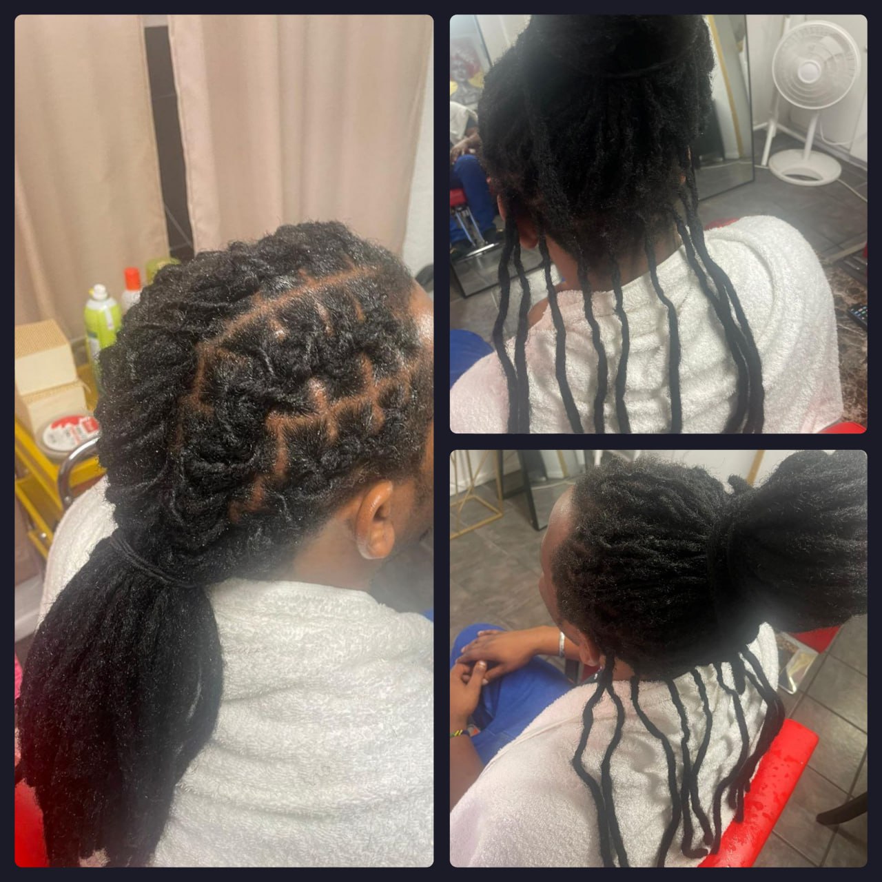 Locs Styling protective style - Tucson hair braiding by Milly's FAB