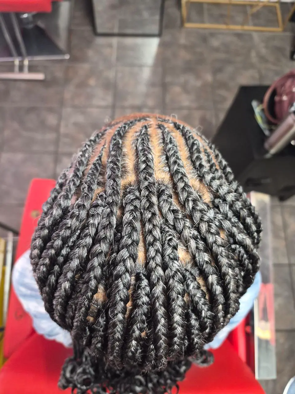 Cornrows & Back Box Braids - Style 5