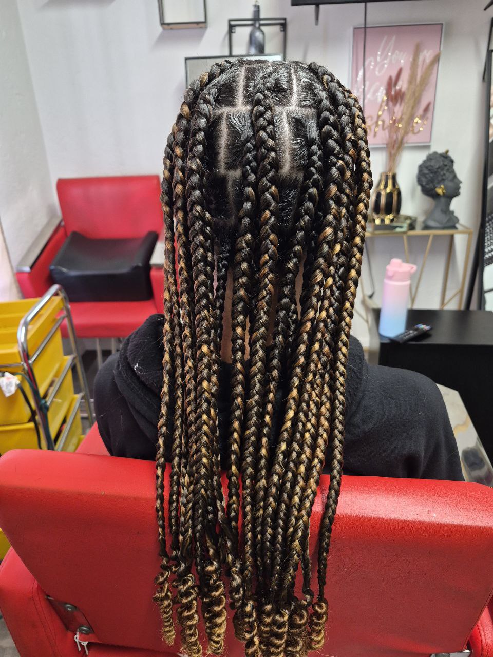 Jumbo Box Braids in Tucson Arizona - Female Braids specialist