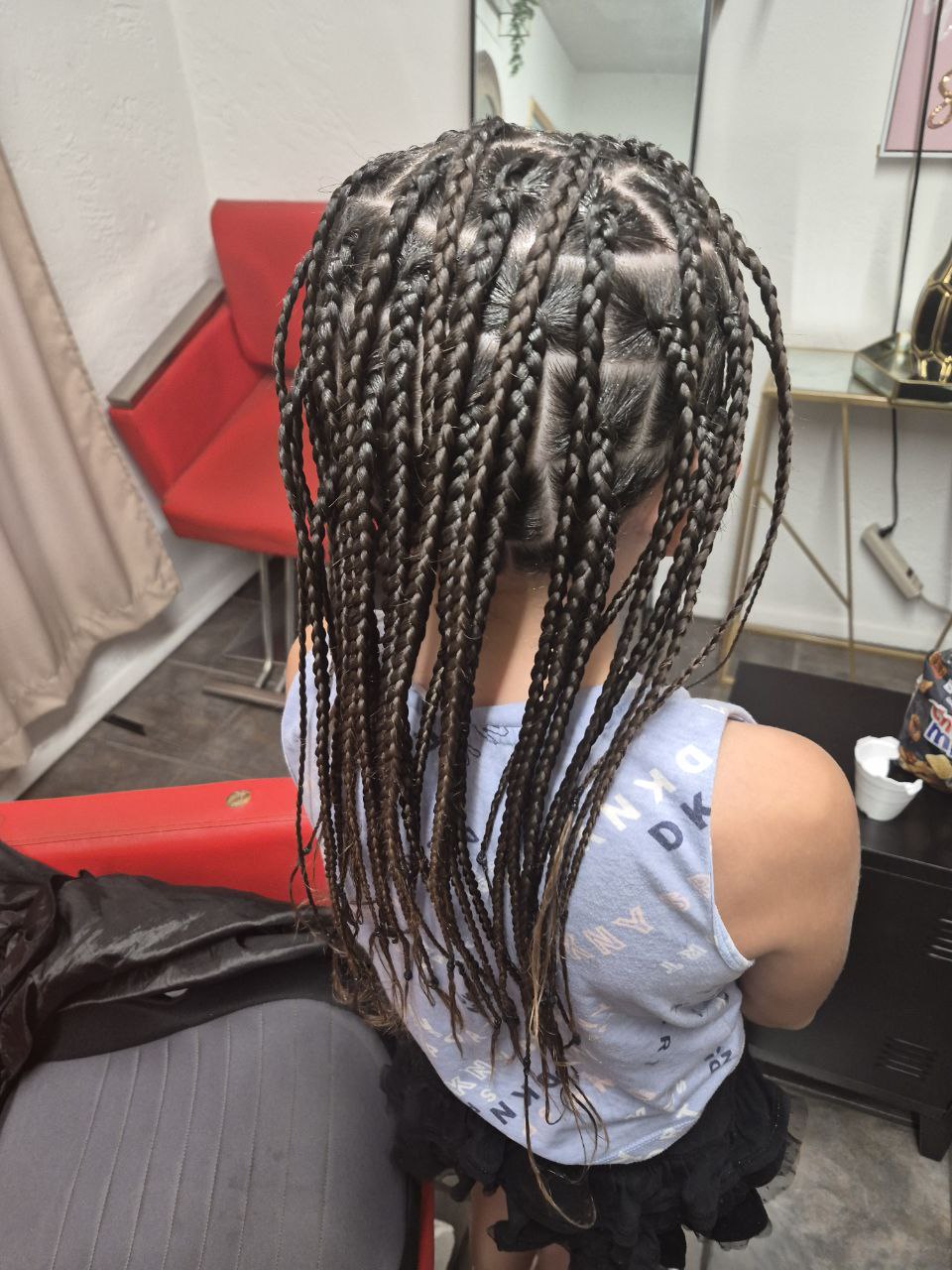 Little Girls Braids protective style - Tucson hair braiding by Milly's FAB