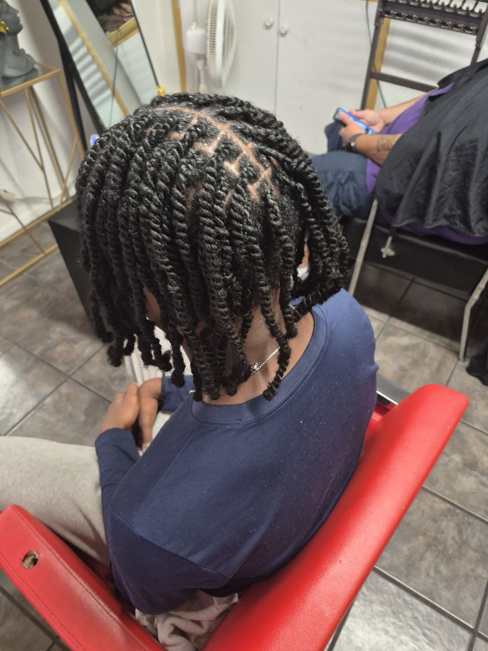 Male Twists hair braiding Tucson - Professional men's braids