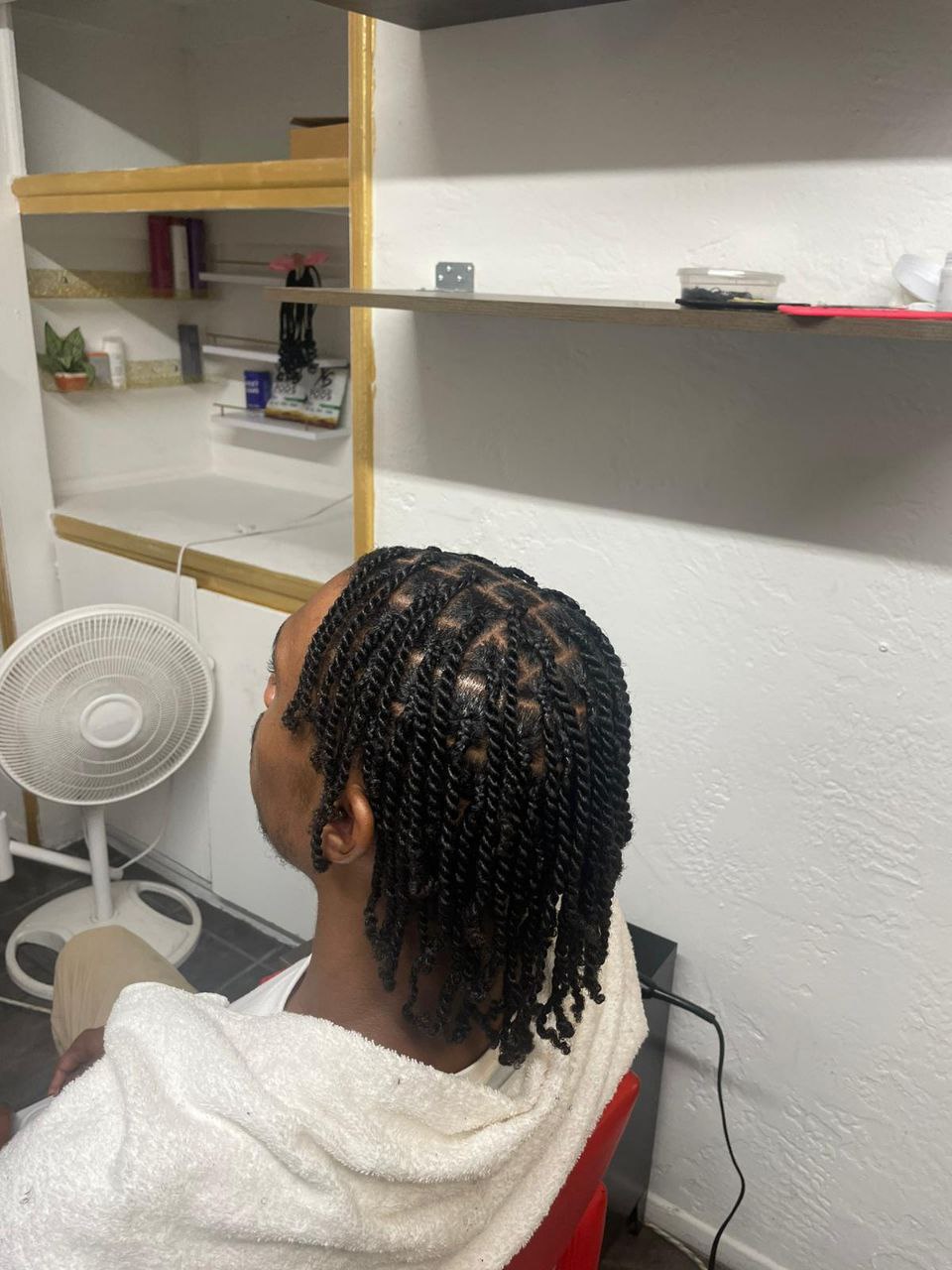 Male Twists protective style - Tucson hair braiding by Milly's FAB